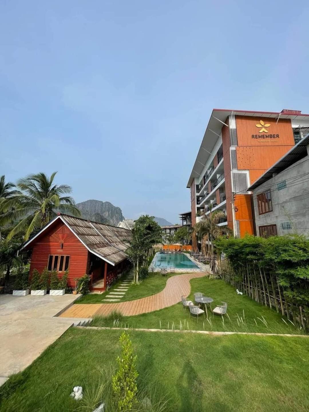 Vang Vieng Bungalows Exterior photo